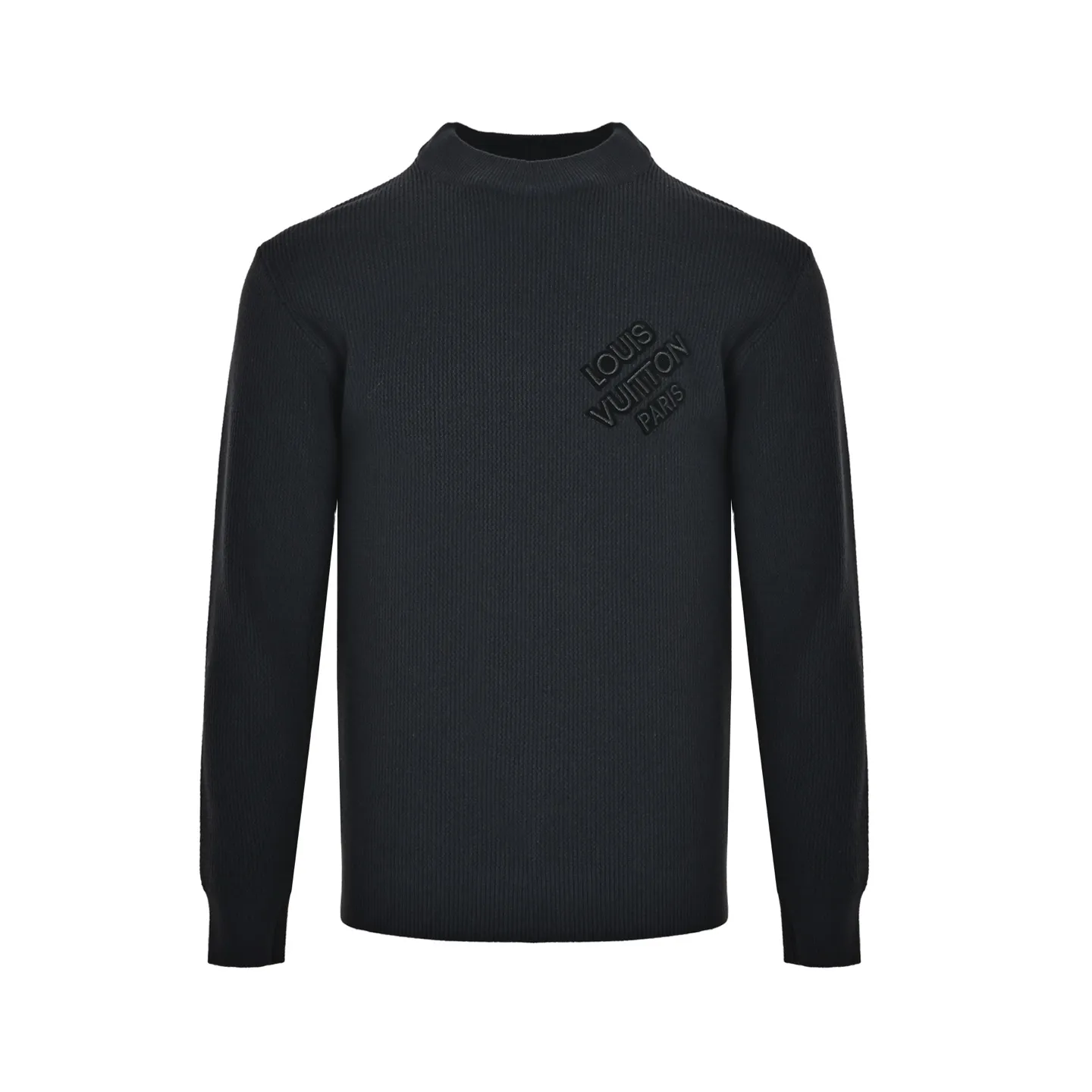 Louis Vuitton/Louis Vuitton Letter Embroidered Round Neck Sweater